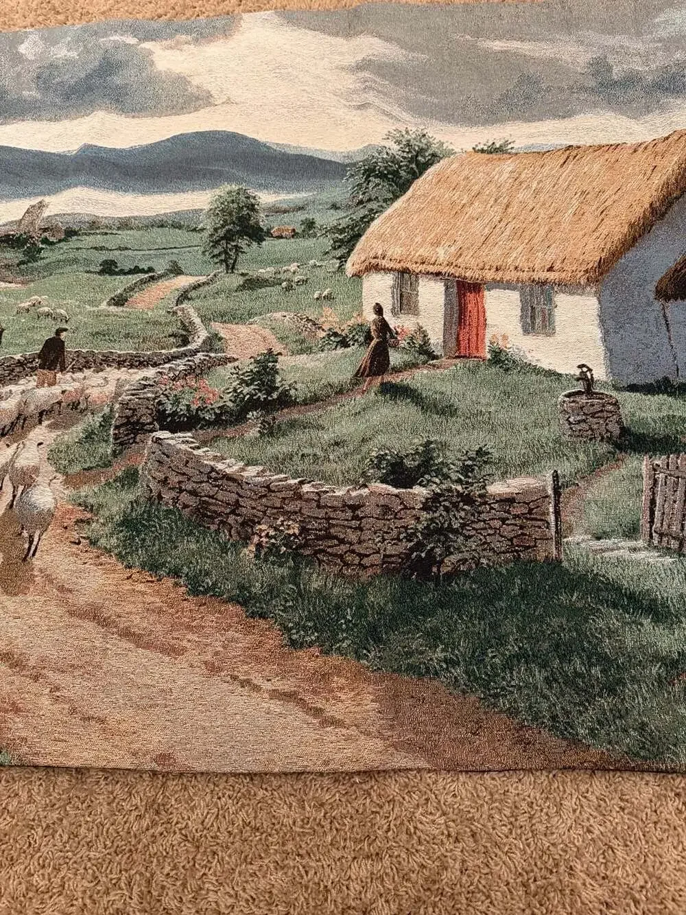 Irish Blessing II Tapestry Throw